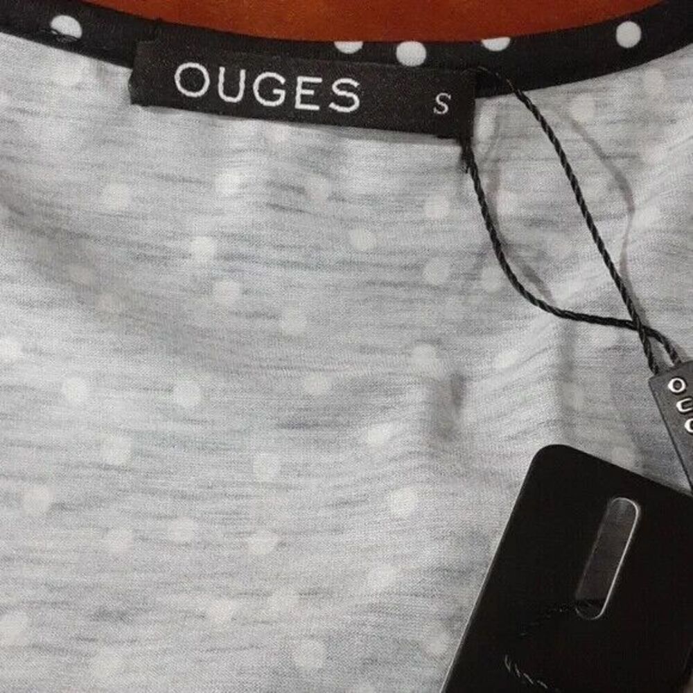 Ouges Size Small Dress Polka Dot New - image 8